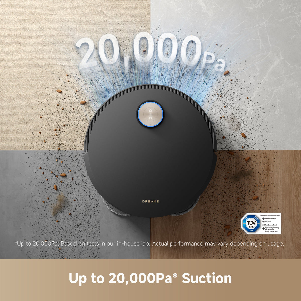 20,000Pa Vormax Suction